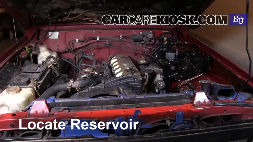1993 Nissan Patrol LX 2.8L 6 Cyl. Turbo Diesel Windshield Washer Fluid Add Fluid